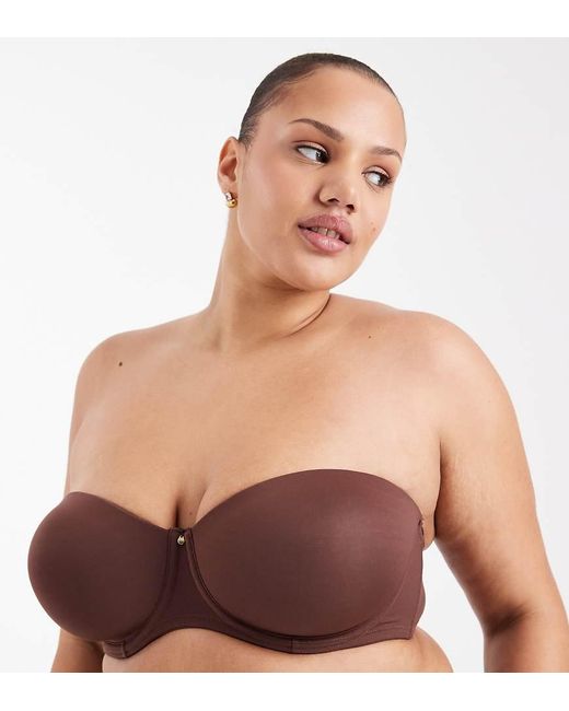 ASOS Asos Design Curve in het Brown