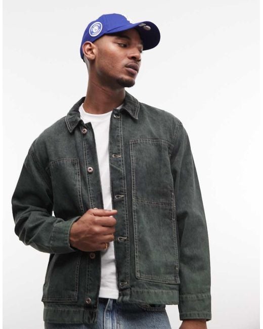 Element Gray Eiko Utility Patch Pocket Shacket for men