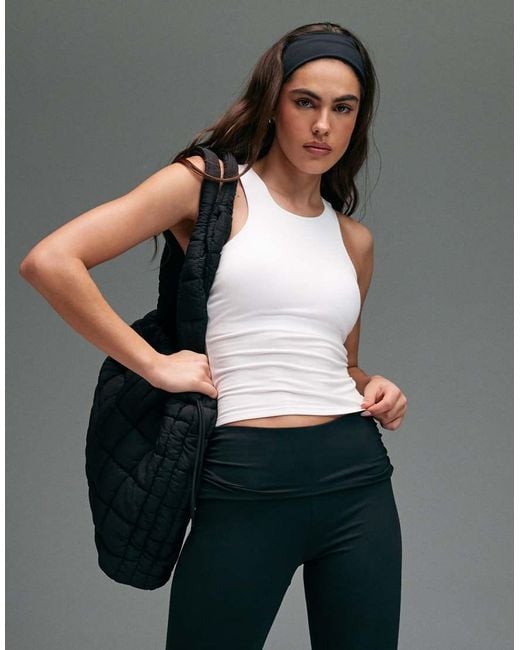 4505 Gray Plush Lightweight Ribbed Racer Vest With Inner Bra And Removeable Padding