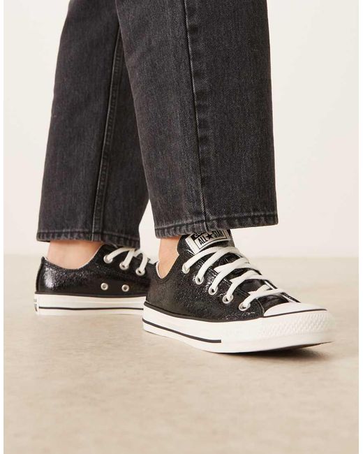 Converse Black Chuck Taylor All Star Ox Trainers