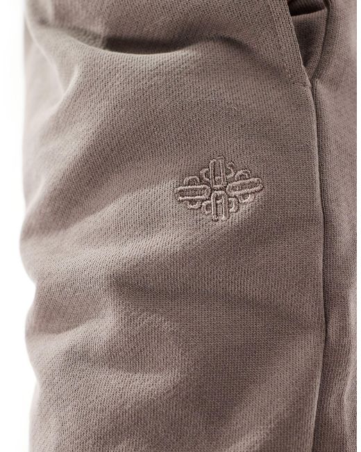 The Couture Club Natural Co-ord Emblem Relaxed joggers