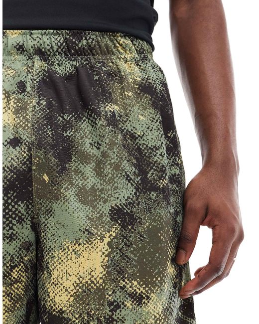 Short 7 pouces à imprimé camouflage Nike pour homme en coloris Blue
