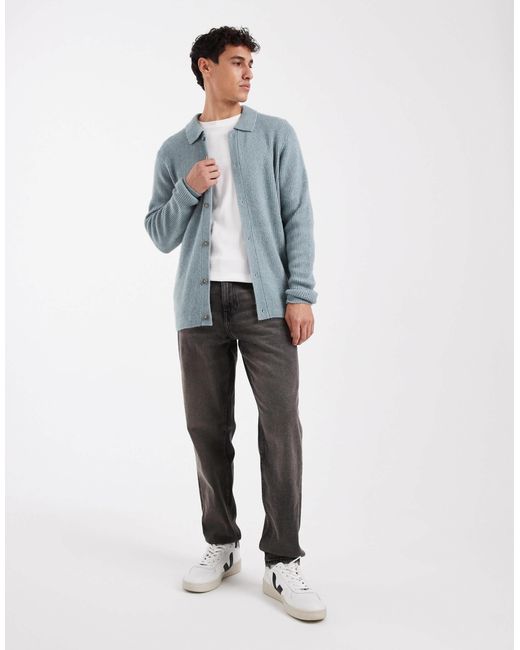 Levi's – polo-strickjacke in Blue für Herren