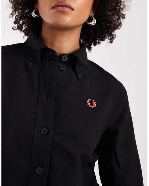 Camisa Negra De Fred Perry de color Black