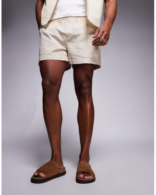 ASOS Brown Slider Sandals for men