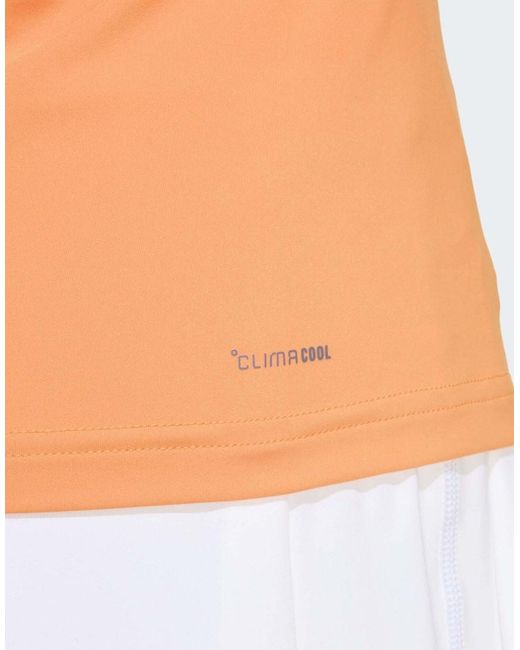 Adidas Originals Orange Tennis Climacool Y-Tank