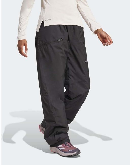 Adidas Black Terrex Multi 2L Rain.Rdy Insulated Pants