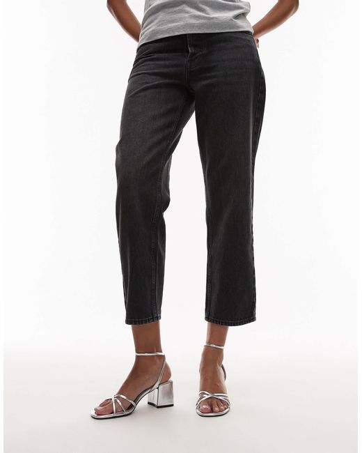 Mango Black Strappy Block Heel