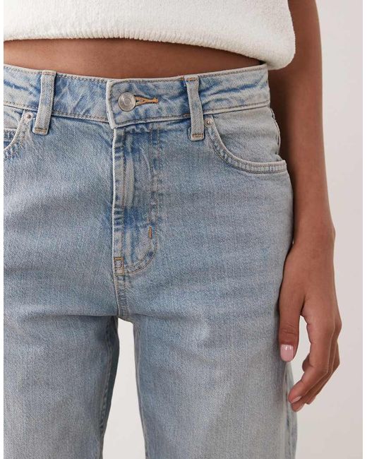 ASOS Blue Comfort Stretch Straight Leg Jeans