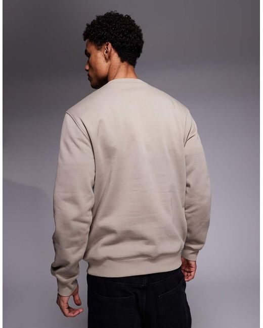 EA7 Gray Armani Train Visability Sweatshirt for men