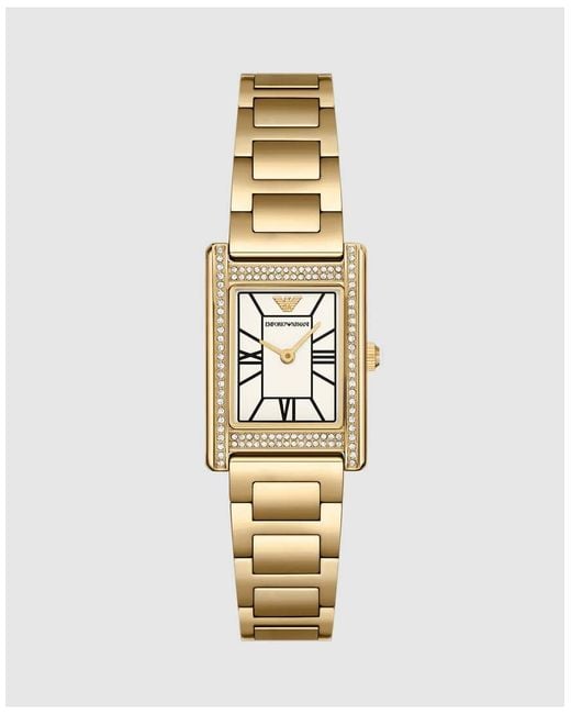 Emporio Armani Metallic Two-Hand-Tone Stainless Steel Watch, Ar11797