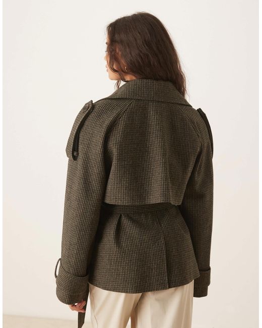 ASOS Brown Formal Belted Trench Coat