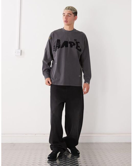 Aape By A Bathing Ape di Aape By A Bathing Ape in Gray da Uomo