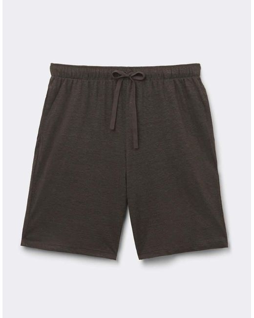 Intimissimi Gray 100% Linen Shorts for men