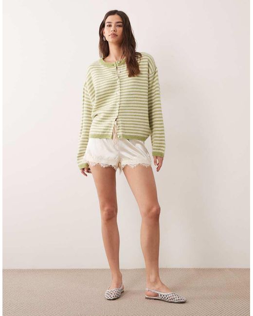 ASOS Natural Lightweight Relaxed Cardigan
