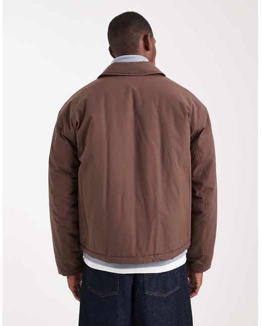 ASOS Brown Bomber Jacket for men
