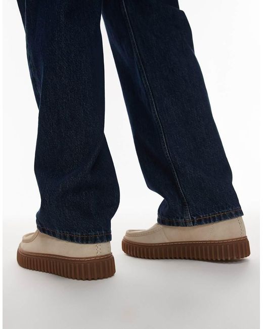 Clarks Blue Torhill Lo Shoes for men