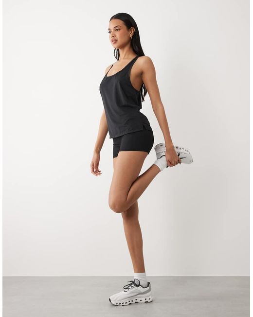 4505 Black Nylon Performance Mesh Quick Dry Running Vest