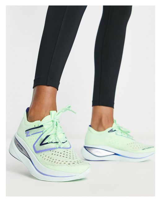New Balance Rubber Running Fuelcell Trainers in Lime (Green