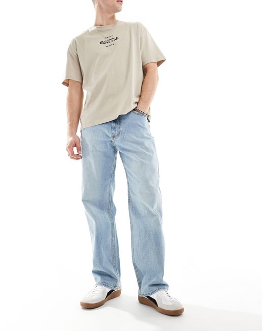 Hollister – baggy-jeans in Blue für Herren
