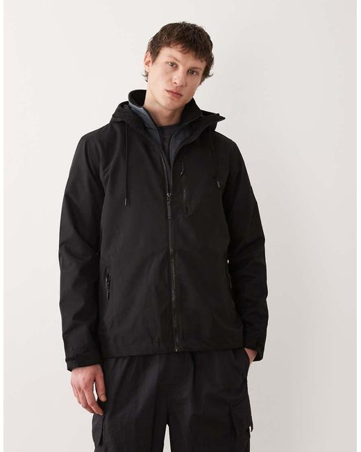 Regatta Black Waterproof Frankie Jacket for men