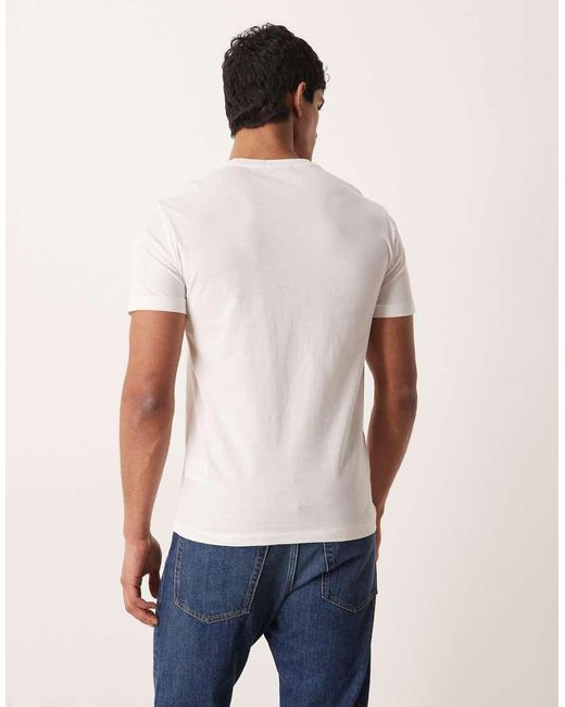 Polo Ralph Lauren White Chest Print Society Polo Bear T-shirt for men
