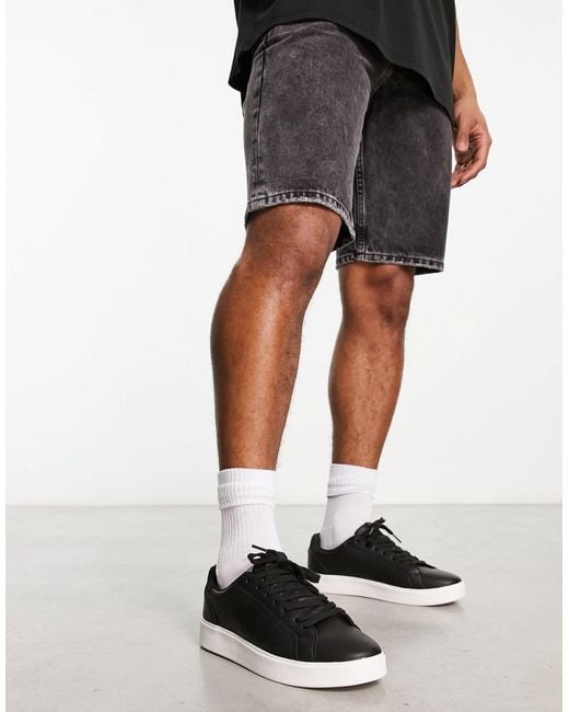 Pull&Bear White Lace Up Trainer for men