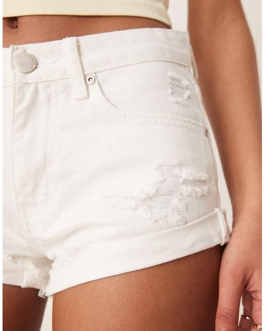 Glamorous White Denim Shorts