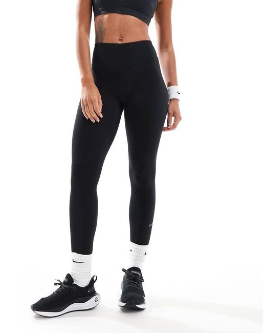 Nike Black Nike One Training Dri-Fit Full Length Leggings
