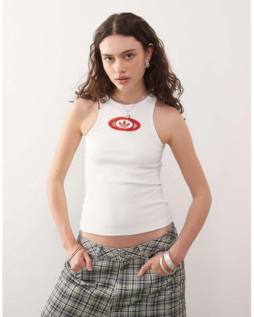 Adidas Originals White Tank Top "Originals"