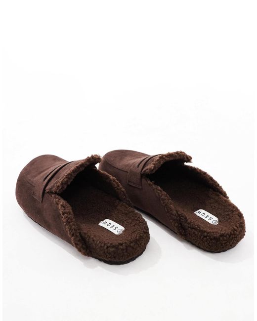 SEQWL – soda – pantoffeln in Brown für Herren