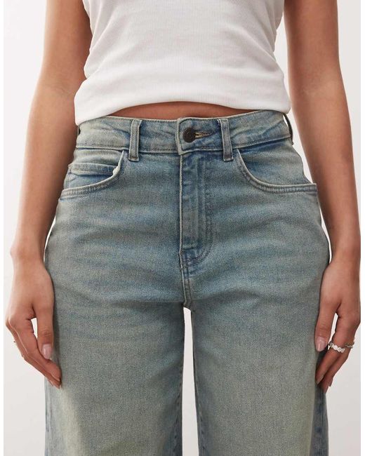 Noisy May Blue Josie High Waist baggy Jeans