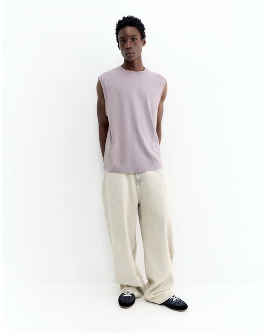 Canotta Lilla di Pull&Bear in Purple da Uomo