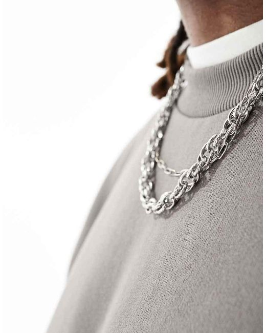 Collusion Sweatshirt in het Gray voor heren