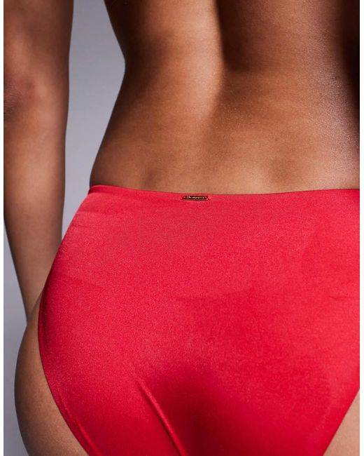 Boux Avenue Red Knot Front Bikini Bottom