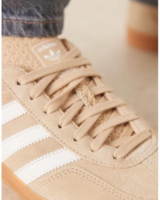 Adidas Originals Gray Gazelle Indoor Sneakers for men
