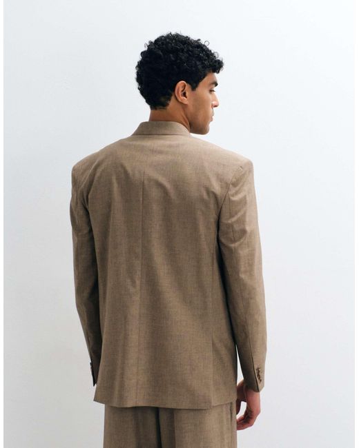 ASOS Natural Regular Suit Jacket for men