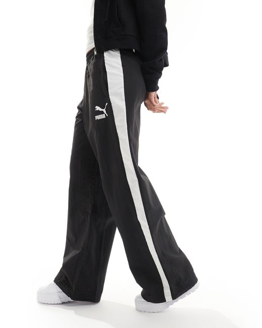 PUMA Black – t7 – oversize-jogginghose aus webstoff