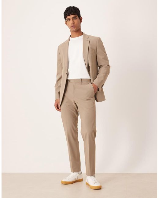 Mango Natural Slim Fit Trouser for men