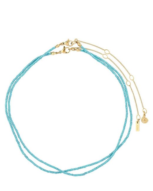 Pilgrim Blue Haze Necklaces 2In1 Set