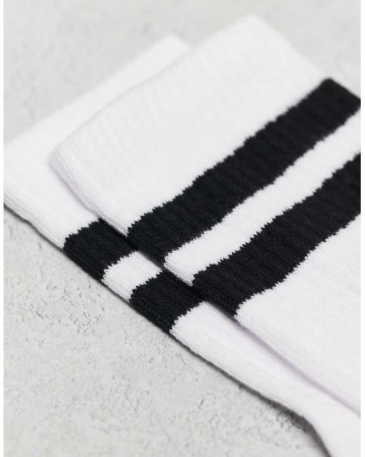 ASOS White 5 Pack Sports Socks for men