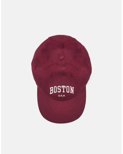 Pull&Bear Boston Embroidered Cap