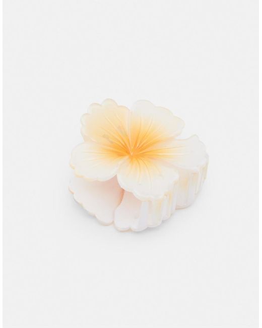 Pull&Bear Bloemvormige Haarklem in het White