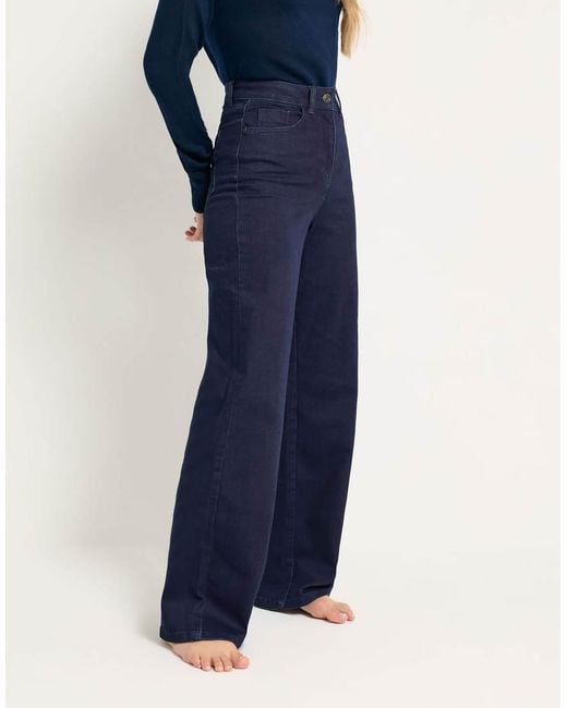 Long Tall Sally Blue Wide Leg Jeans