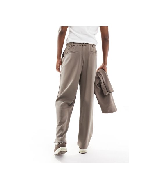 Sixth June Black Co-ord Textured Trousers for men