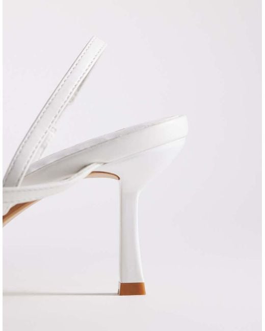 SIMMI White Simmi London Wide Fit Natasha Strappy Heeled Sandals