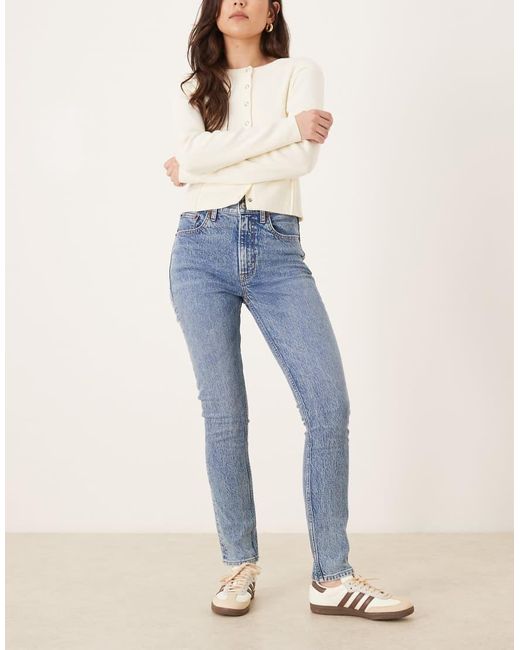 Abercrombie & Fitch Blue High Rise Skinny Jeans