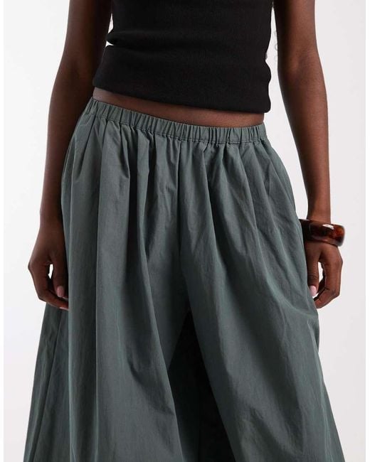 ASOS Black Super Wide Leg Trousers