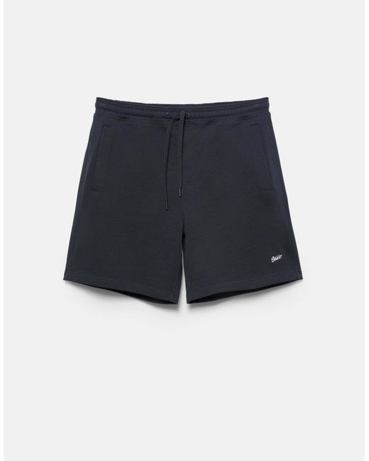 Pull&Bear – bermuda-jogginghose in Blue für Herren
