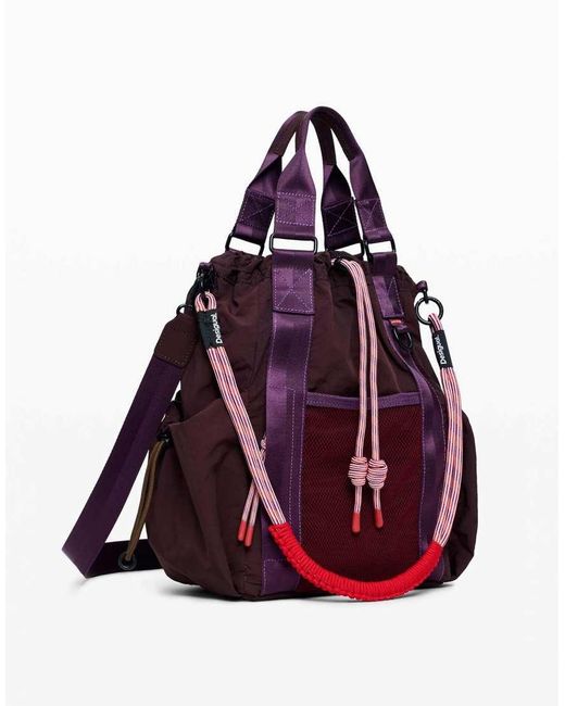Desigual Red Medium Voyager Backpack